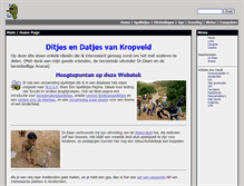 Tablet Screenshot of kropveld.net